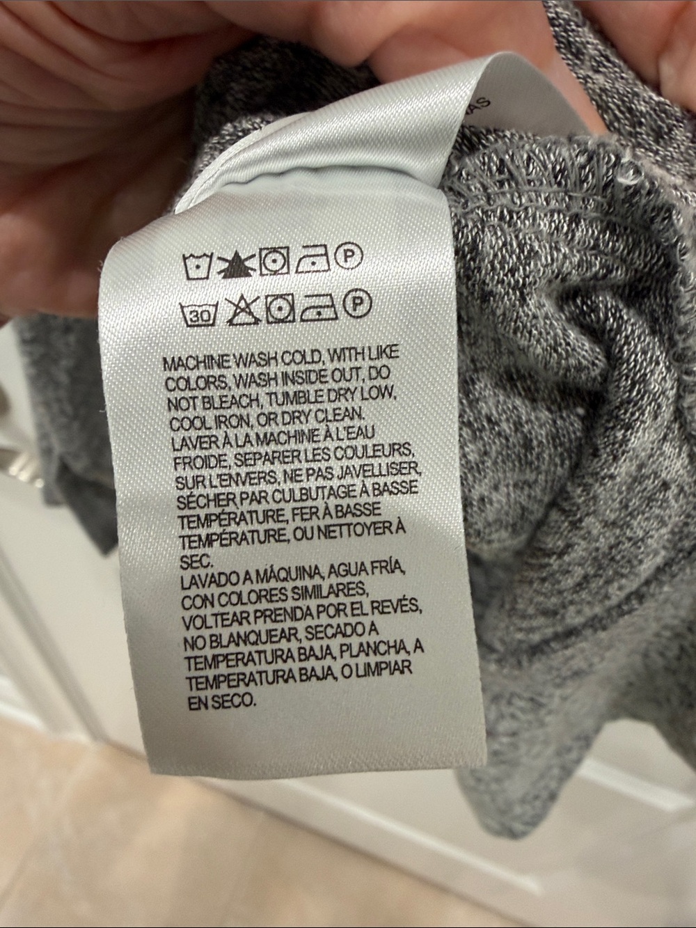Lucky Brand Gray Heather Crewneck Sweater - Picture 4 of 5